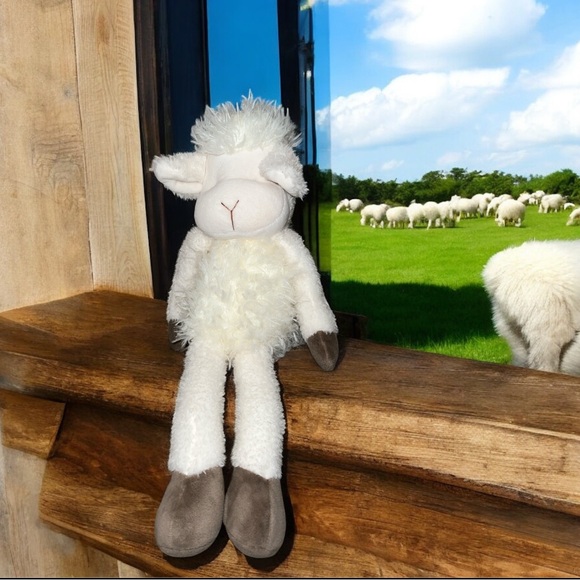 Bunnies by the Bay Retired Baa Baa Lamb Sheep Plush Lovey Stuffed Animal - Picture 1 of 2